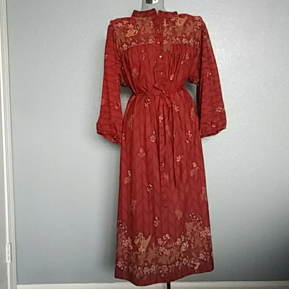 🚫SOLD🚫Vintage Union Made Bird Dress